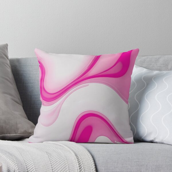 Item preview, Liquid Abstract In Pink And White designed and sold by SeamPix.