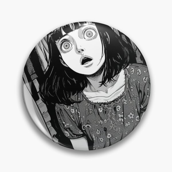 Item preview, found - black and white horror manga anime girl designed and sold by ForsakenFrames.