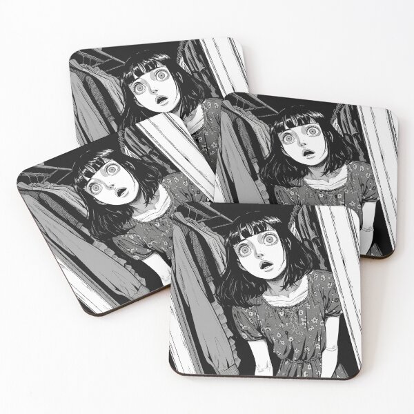 Item preview, found - black and white horror manga anime girl designed and sold by ForsakenFrames.