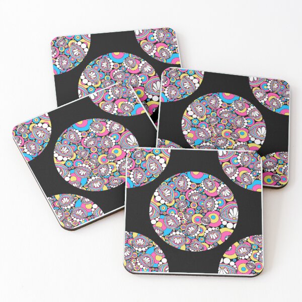 Item preview, 80s Aerobics Rainbow Daisy Doodle Polka Dot designed and sold by Triplicate Limited.