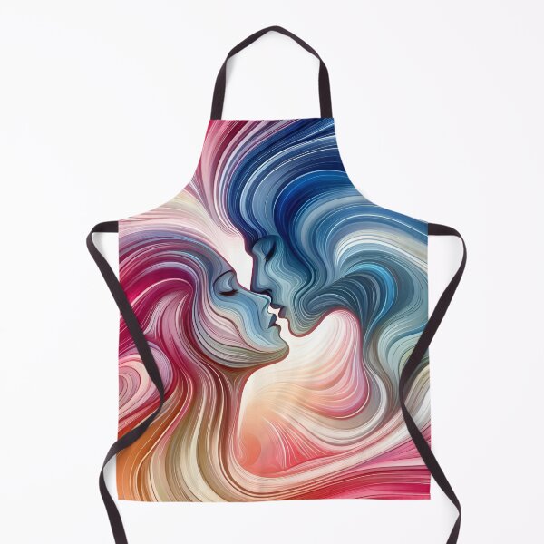 Item preview, Whispers of Affection: Abstract Lover's Canvas designed and sold by daruneenok.