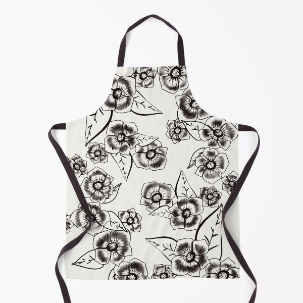 Item preview, Simple Black Vintage MSM Floral Pattern  designed and sold by scoobydanks.