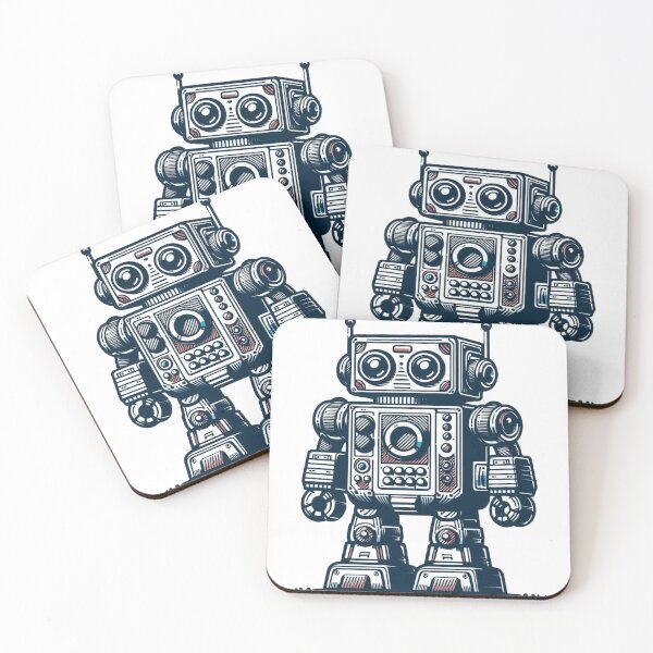 Item preview, Retrobot Toy Robot Sticker designed and sold by RetroDig.