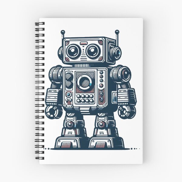 Item preview, Retrobot Toy Robot Sticker designed and sold by RetroDig.