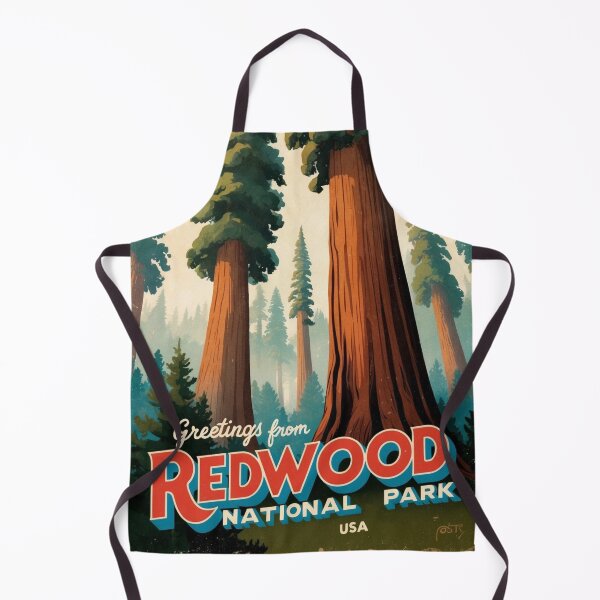 Item preview, Redwood National Park Postcard Vintage Retro Travel Vintage designed and sold by TravelPostcardGems.
