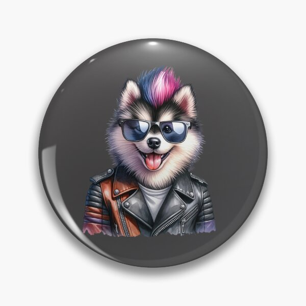 Item preview, Pomsky Rock Star designed and sold by 93-Store.