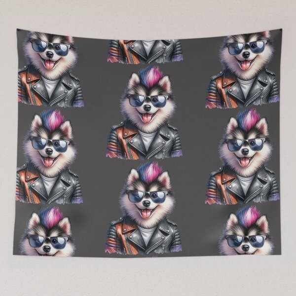 Item preview, Pomsky Rock Star designed and sold by 93-Store.