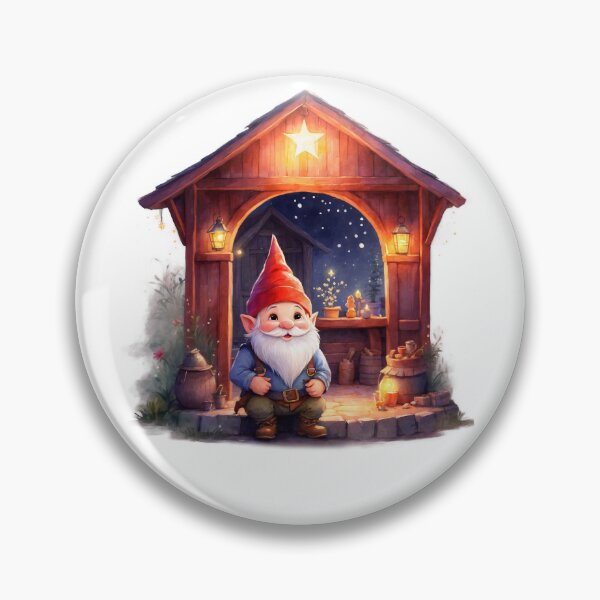 Item preview, Playful Watercolor Gnome designed and sold by Victoria Riabov.