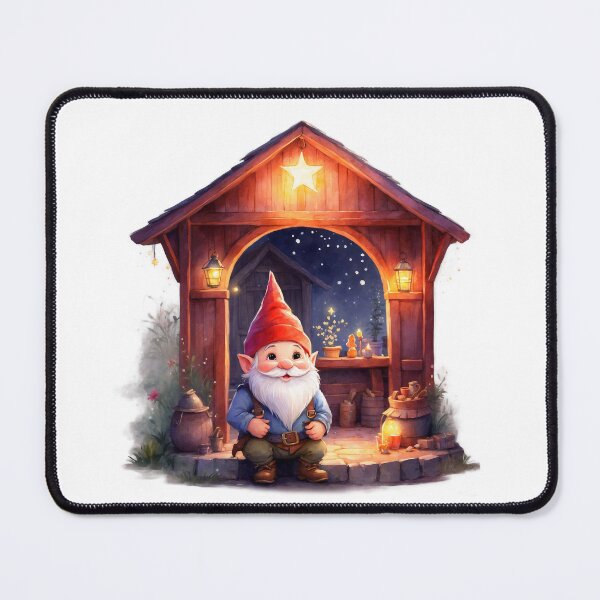 Item preview, Playful Watercolor Gnome designed and sold by Victoria Riabov.