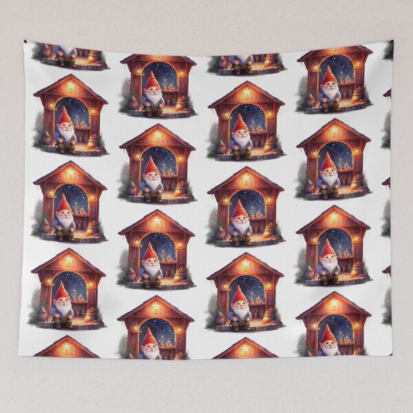 Item preview, Playful Watercolor Gnome designed and sold by Victoria Riabov.
