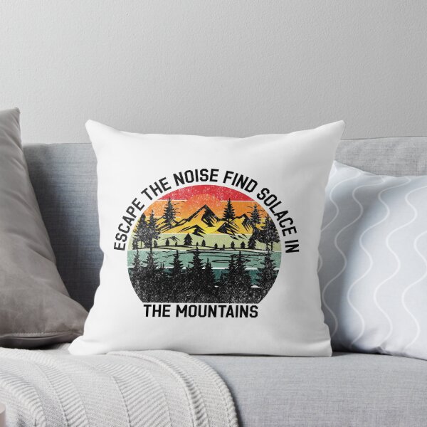 Item preview, Escape The Noise - Premium Hiking Lover T-Shirts for Outdoor Enthusiasts designed and sold by Techflare.