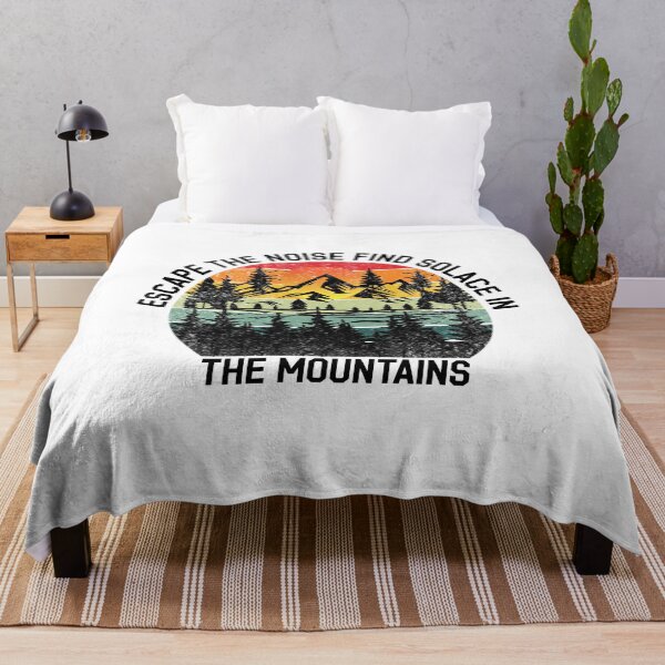 Item preview, Escape The Noise - Premium Hiking Lover T-Shirts for Outdoor Enthusiasts designed and sold by Techflare.