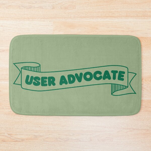 Artikelvorschau, User Advocate Banner grün - UX Designer | Produktdesigner | UI Designer Aufkleber entworfen und verkauft von PoshPixel.