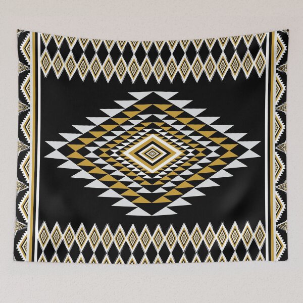 Item preview, Seamless oriental geometric ethnic pattern for background wallpaper car floor curtain design designed and sold by Kanda1302.