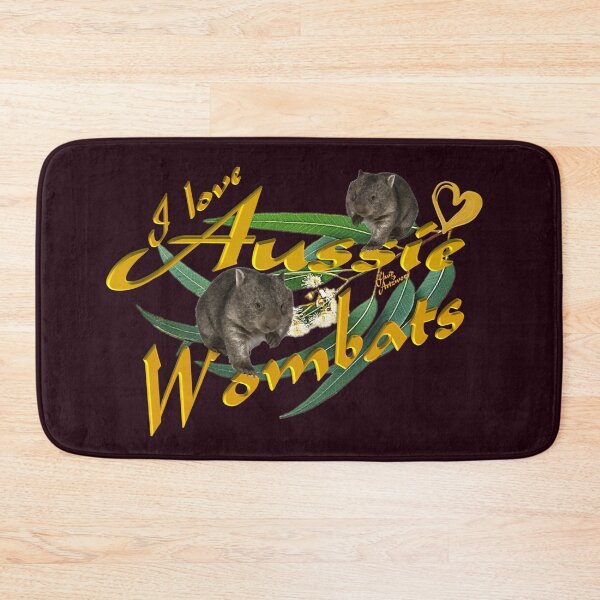 Item preview, I love Aussie Wombats designed and sold by Fluid Artzworx.