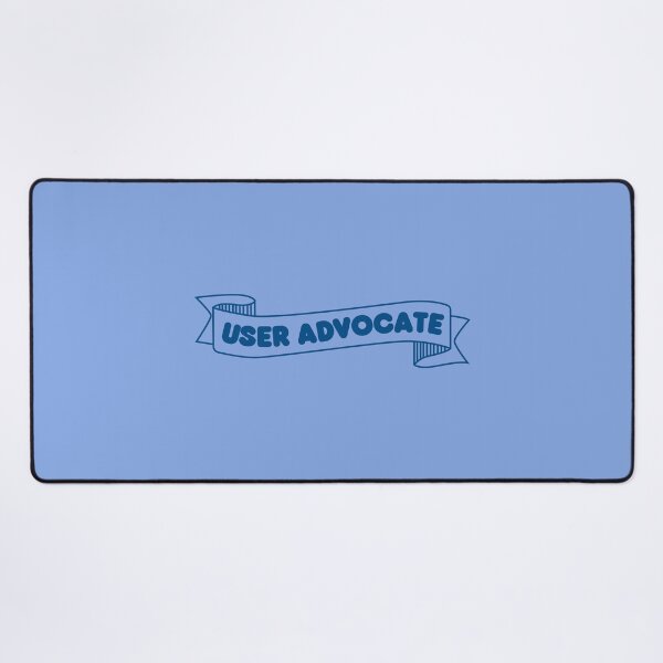 Item preview, user advocate banner blue - UX Designer | Product Designer | UI Designer Stickers designed and sold by PoshPixel.