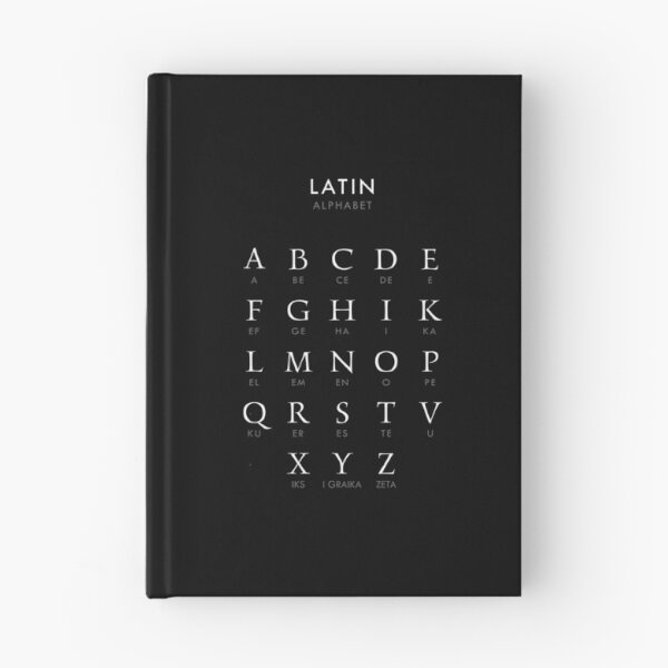 Item preview, Latin Language Alphabet Pronunciation designed and sold by AnnSign.