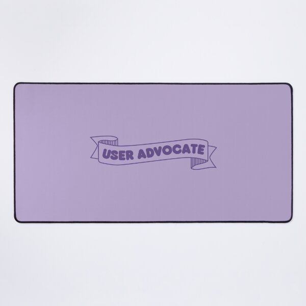 Item preview, user advocate banner purple - UX Designer | Product Designer | UI Designer Stickers designed and sold by PoshPixel.