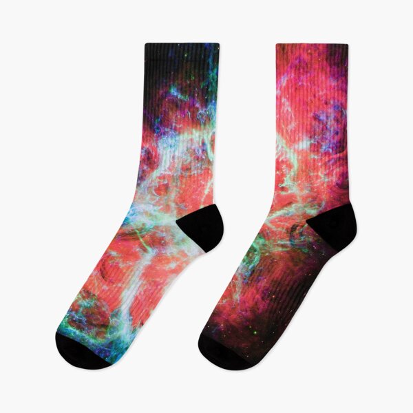 Item preview, Crab Nebula Bright Coral Rainbow designed and sold by 2sweetsDesign.