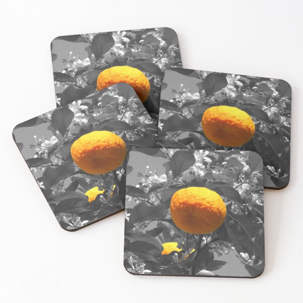 Item preview, Oranges in the sun on black and white background designed and sold by AHELENE.