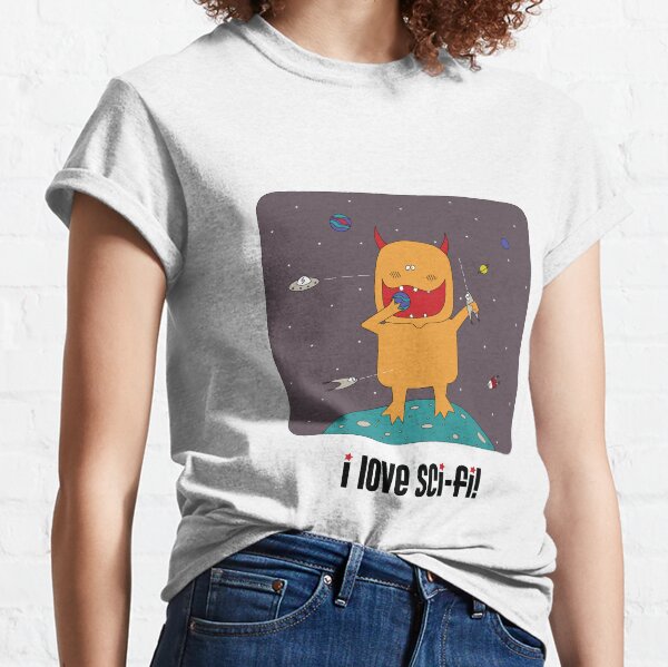 i love sci-fi Classic T-Shirt