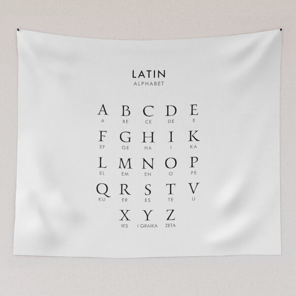 Item preview, Alphabet Latin Letters designed and sold by AnnSign.