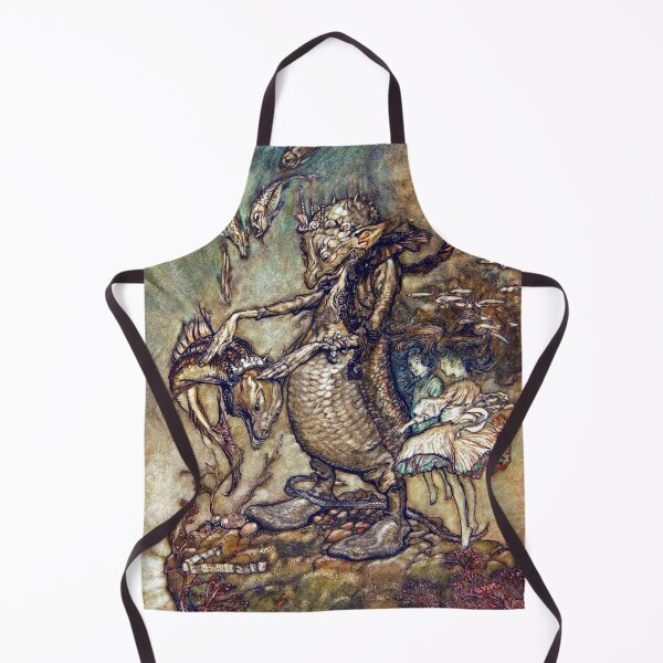 Item preview, The Fish King and the Dog Fish - Arthur Rackham designed and sold by forgottenbeauty.