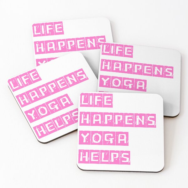 Item preview, life happens yoga helps designed and sold by ‪Anas Talbi‬‏.