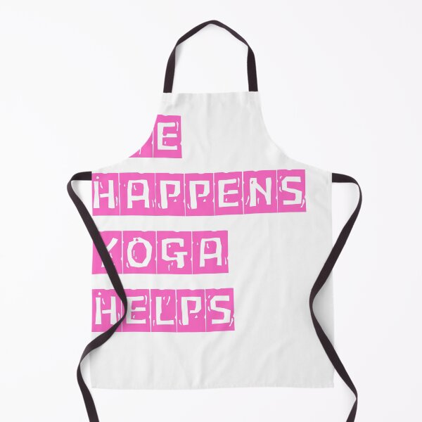 Item preview, life happens yoga helps designed and sold by Anas Talbi.