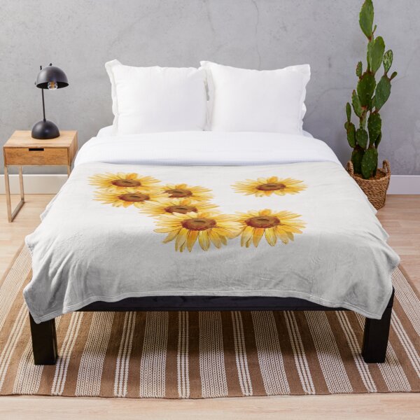 Item preview, Sunflower floral art designed and sold by Kinkalow.