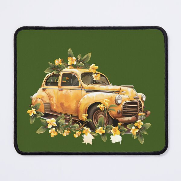 Item preview, Vintage Floral Car designed and sold by MOVALENDA.
