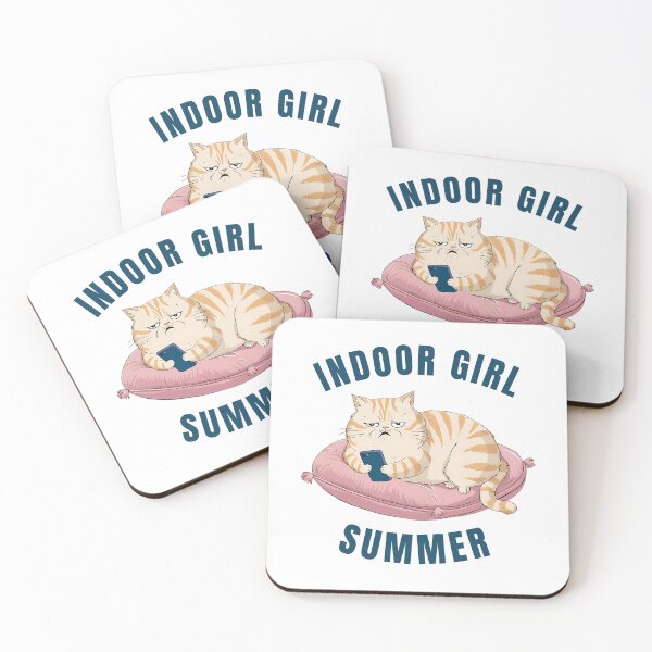Item preview, Indoor Girl Summer anti social designed and sold by MotivaChic.
