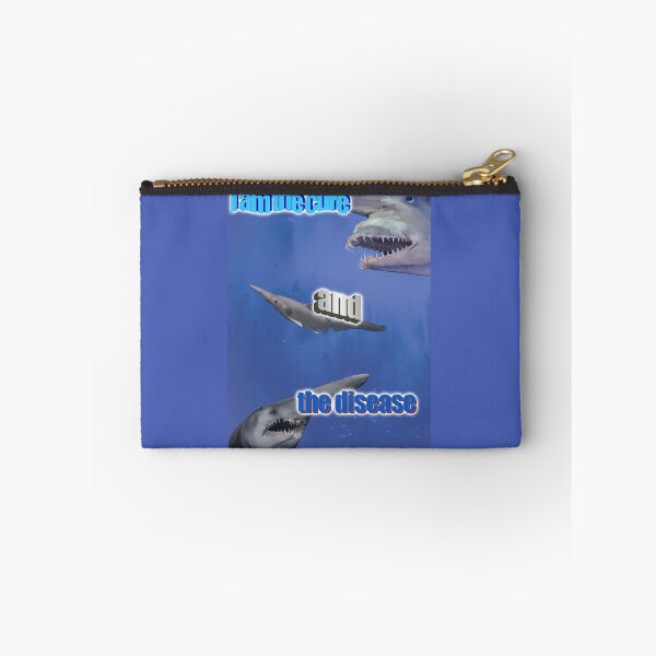 Item preview, I am the cure and the disease goblin shark word art  designed and sold by MichaelJP1.