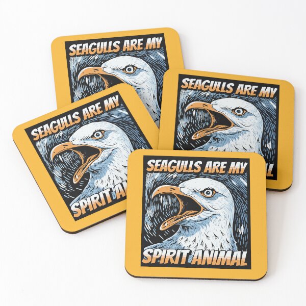 Item preview, Seagulls are my spirit animal designed and sold by ValentinaHramov.