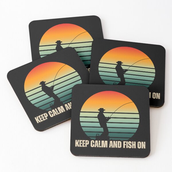 Item preview, Keep calm and fish on designed and sold by wanessacreative.