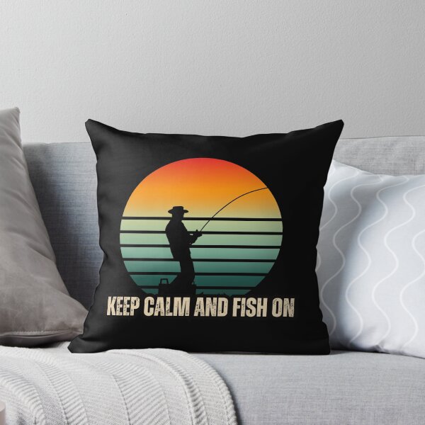 Item preview, Keep calm and fish on designed and sold by wanessacreative.