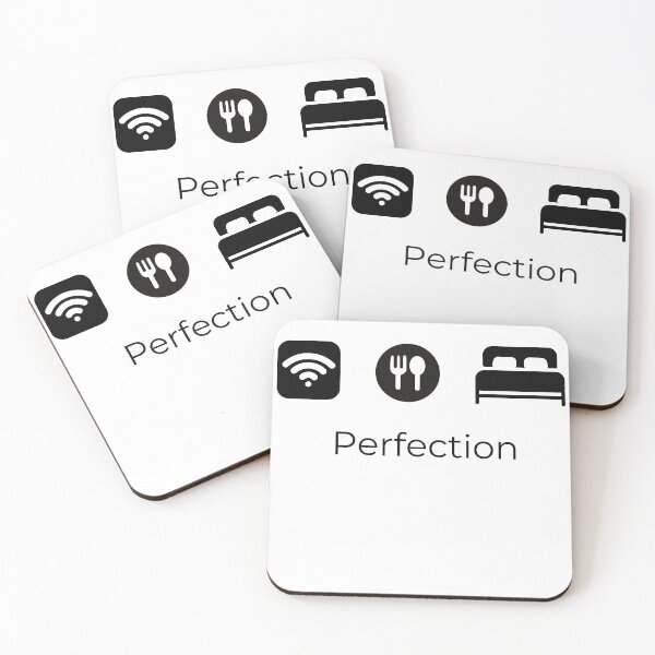 Item preview, Wifi, food, my bed, perfection.  designed and sold by Creastore.