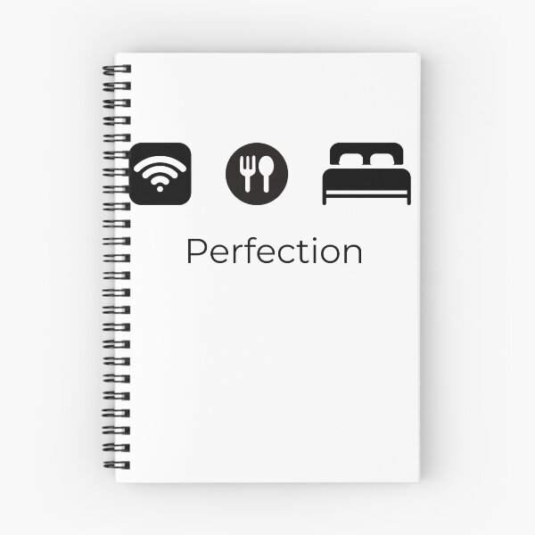 Item preview, Wifi, food, my bed, perfection.  designed and sold by Creastore.