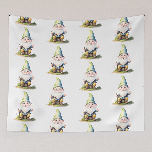 Item preview, Watercolor Gnome Fantasy designed and sold by Victoria Riabov.