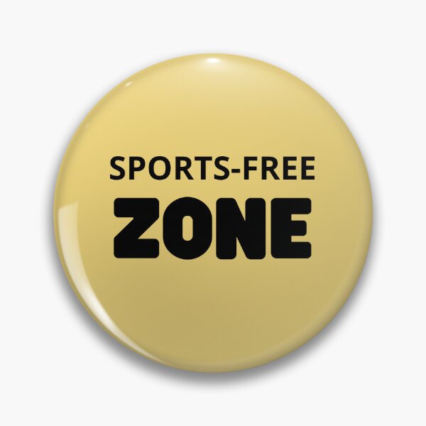 Item preview, Sports-free Zone antisport rhetoric designed and sold by alczar.