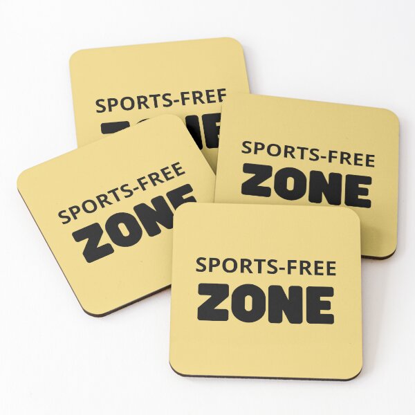 Item preview, Sports-free Zone antisport rhetoric designed and sold by alczar.