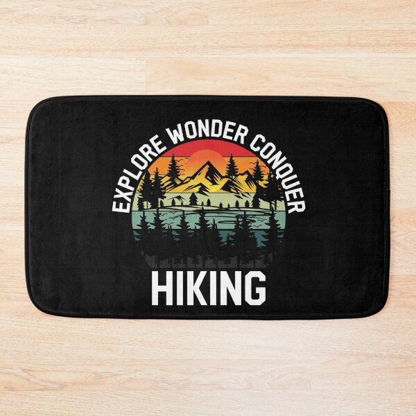 Item preview, Explore Wonder Conquer - Nature Inspired Hiking Lover T-Shirts for Adventurers designed and sold by Techflare.