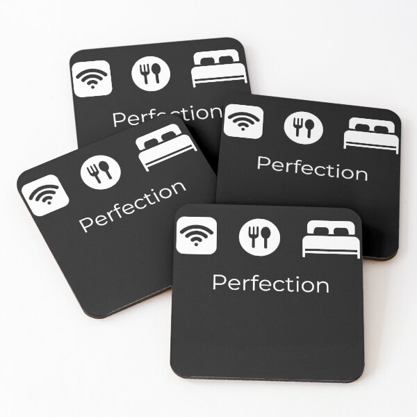 Item preview, Wifi, food, my bed, perfection.  designed and sold by Creastore.