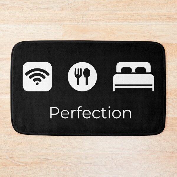 Item preview, Wifi, food, my bed, perfection.  designed and sold by Creastore.