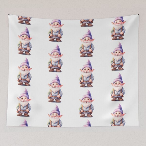 Item preview, Enchanting Watercolor Gnome designed and sold by Victoria Riabov.