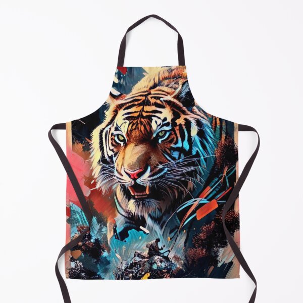 Item preview, Tiger - splashed colors designed and sold by django727.