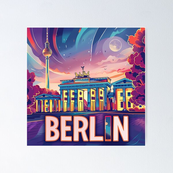 Artikelvorschau, Berlin Print Berliner Kunst entworfen und verkauft von nomiraclehere.