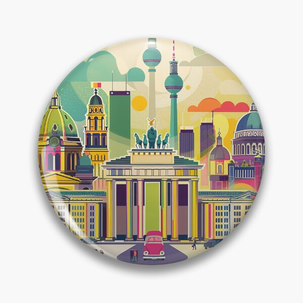 Item preview, Berlin Print Berliner Art  designed and sold by nomiraclehere.