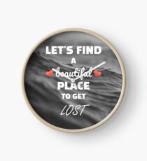Ocean Couple Clock