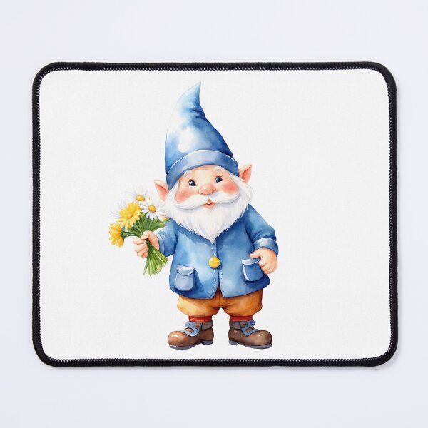 Item preview, Watercolor Gnome Illustration designed and sold by Victoria Riabov.